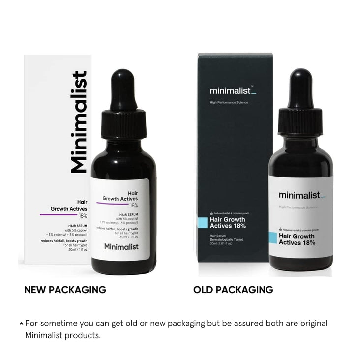 Minimalist Hair Growth Actives 18%