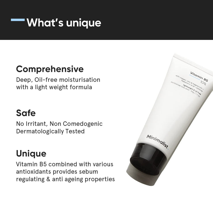 Vitamin B5 10% Moisturiser