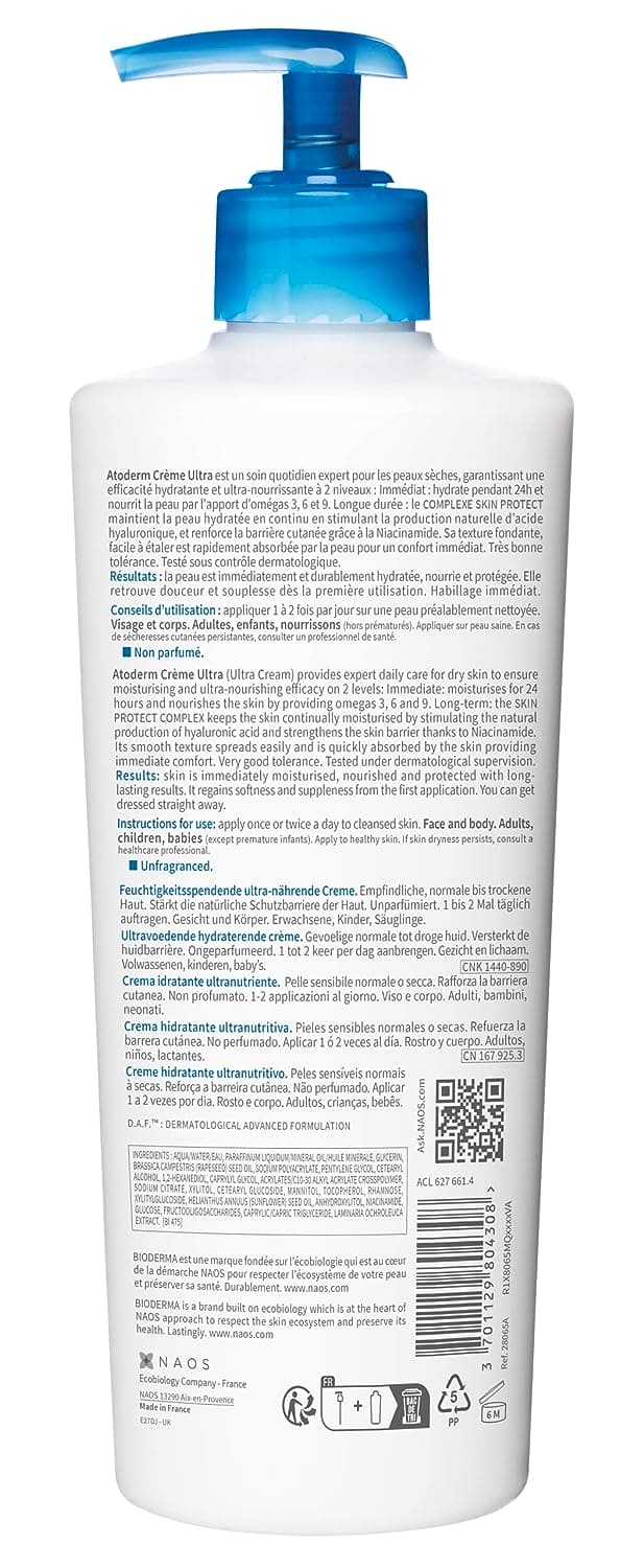 Bioderma Atoderm Creme Ultra-Nourishing Cream