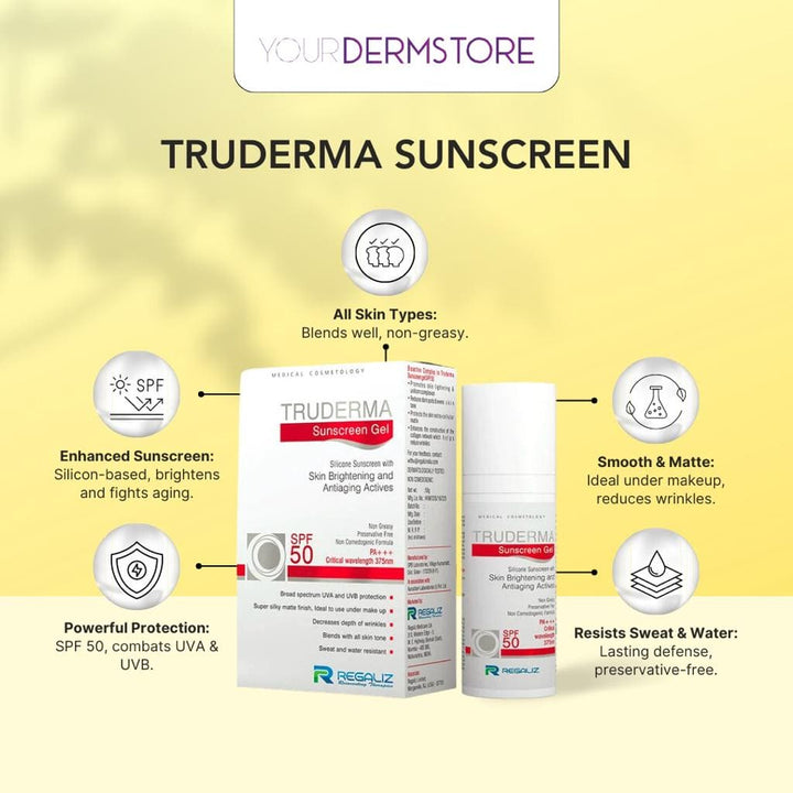 Truderma Sunscreen Gel SPF 50