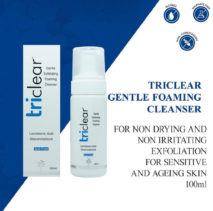 Triclear Gentle Exfoliating Foaming Cleanser