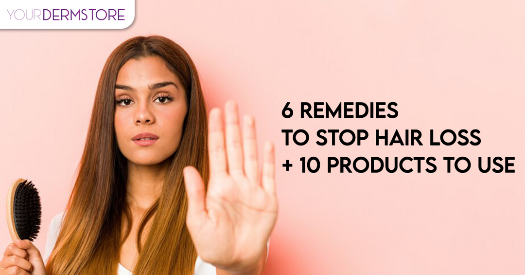 6 Remedies to Stop Hair Loss + 10 Products to Use