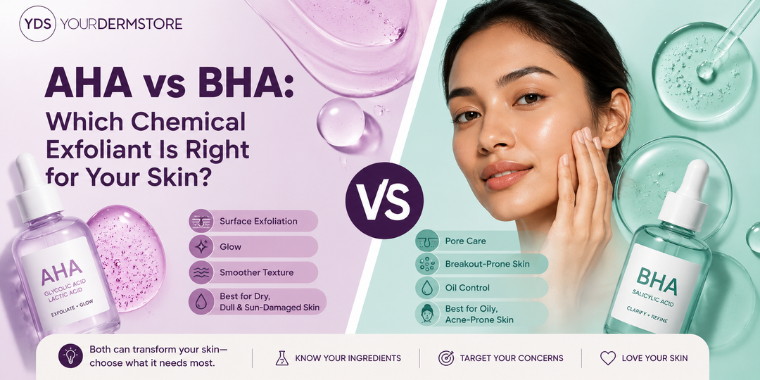 AHA vs BHA: Which Chemical Exfoliant Is Right for Your Skin?