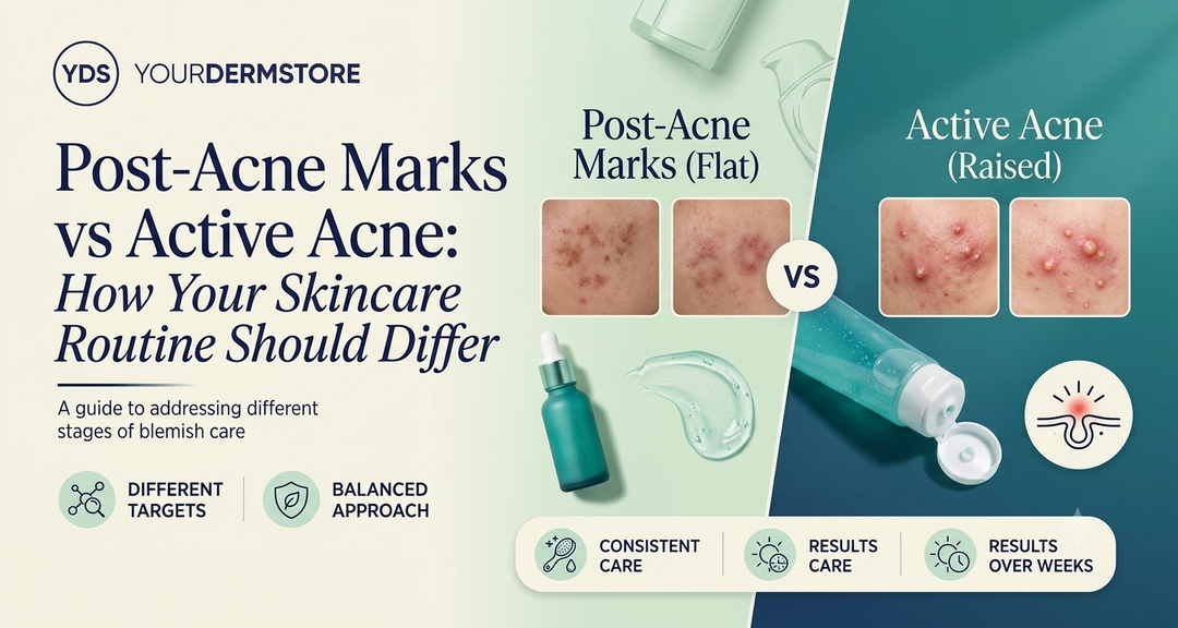 Post-Acne Marks vs Active Acne: How Your Skincare Routine Should Differ