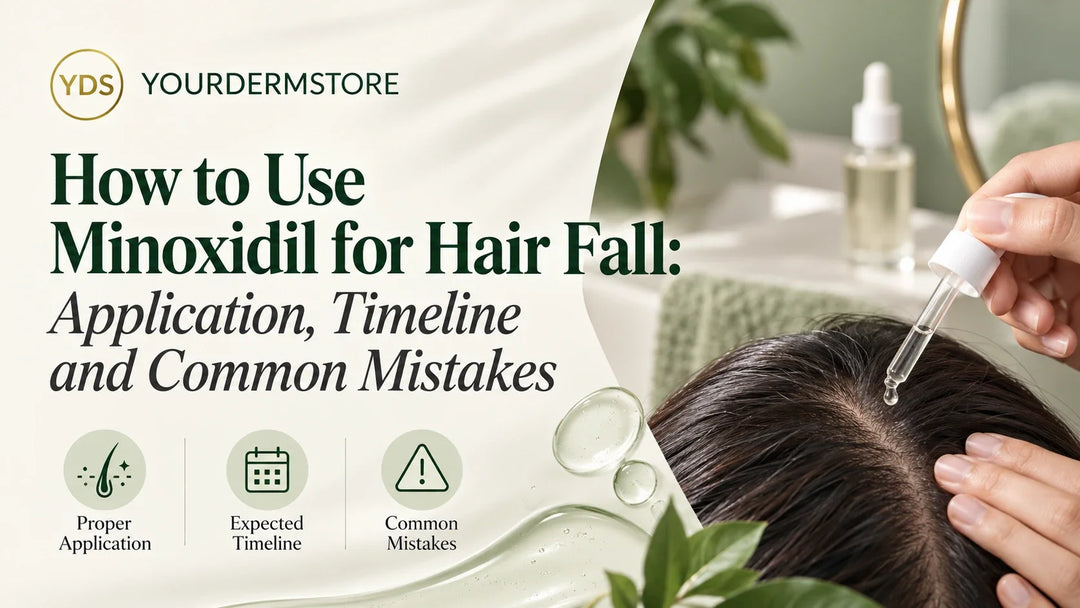 How to Use Minoxidil for Hair Fall: Application, Timeline and Common Mistakes banner image