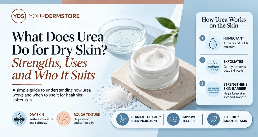 Urea cream for dry and rough skin