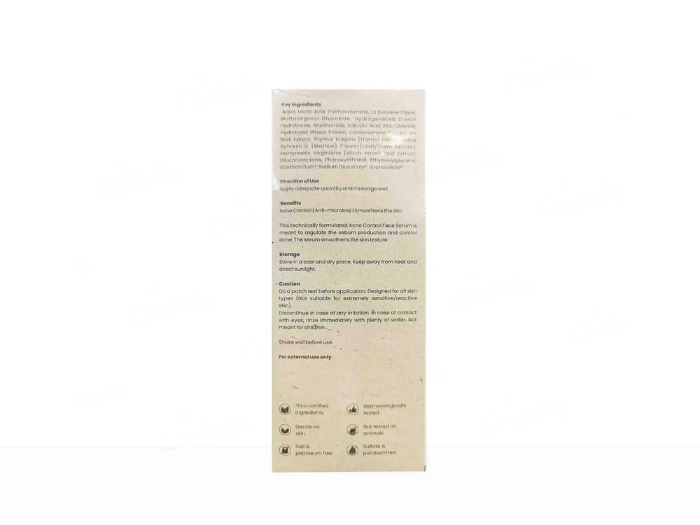 Veraz Acne Control Face serum