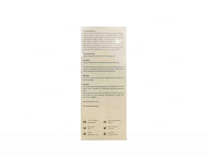 Veraz Acne Control Face serum