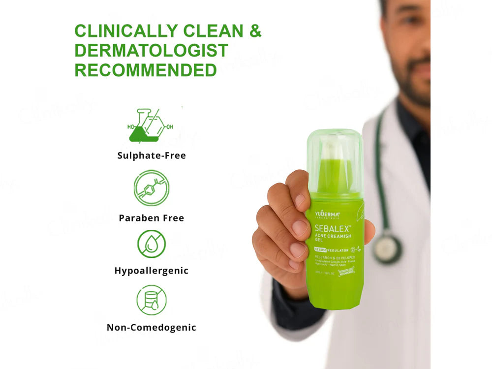 YUDERMA Sebalex Acne Creamish Sebum Regulator Gel