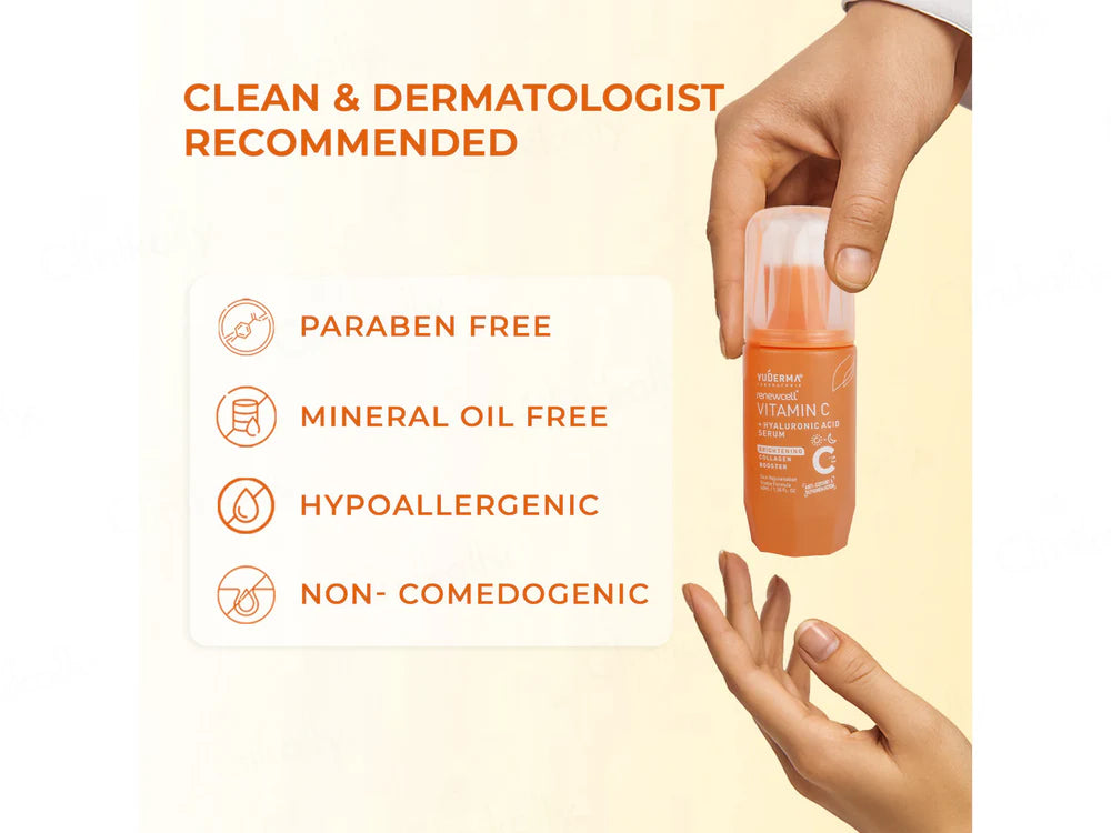 YUDERMA Renewcell Vitamin C + Hyaluronic Acid Serum
