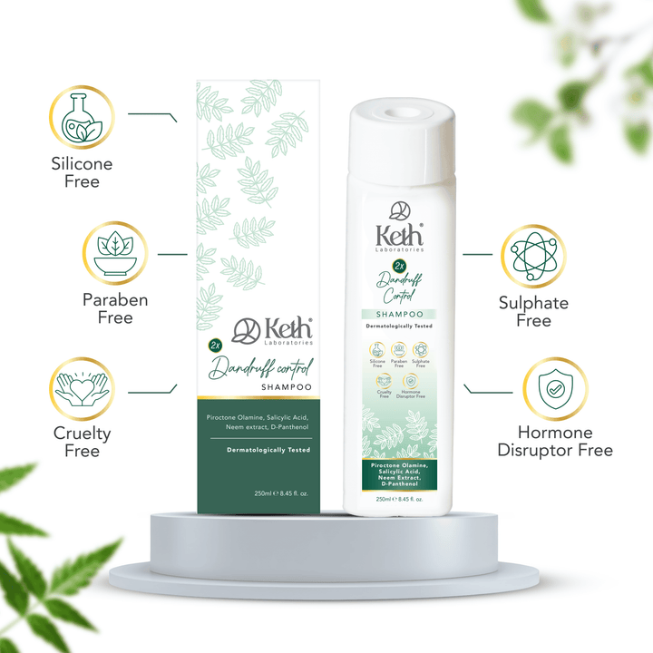 Keth Anti Dandruff Shampoo Sulphate And Paraben Free