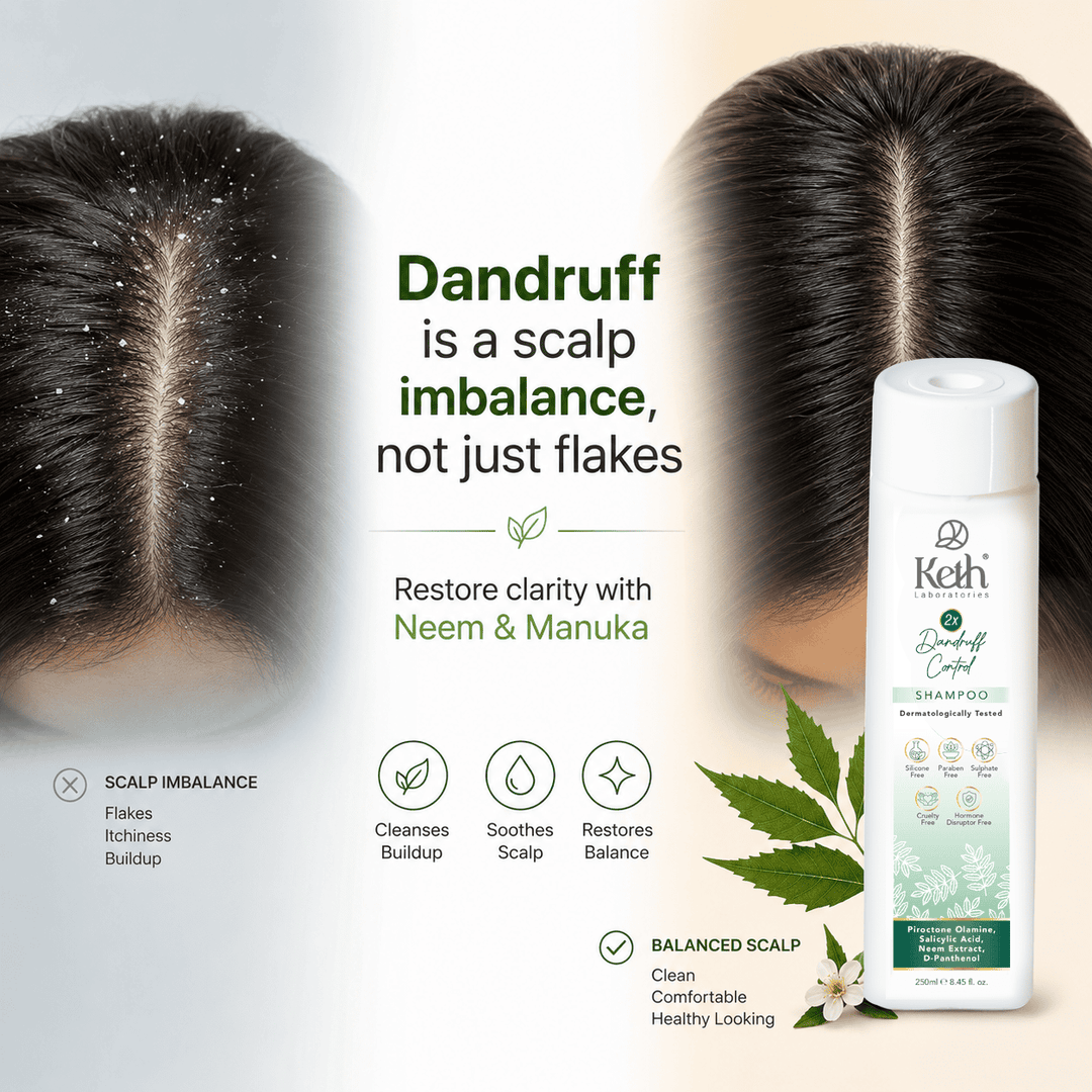 Keth Anti Dandruff Shampoo Sulphate And Paraben Free