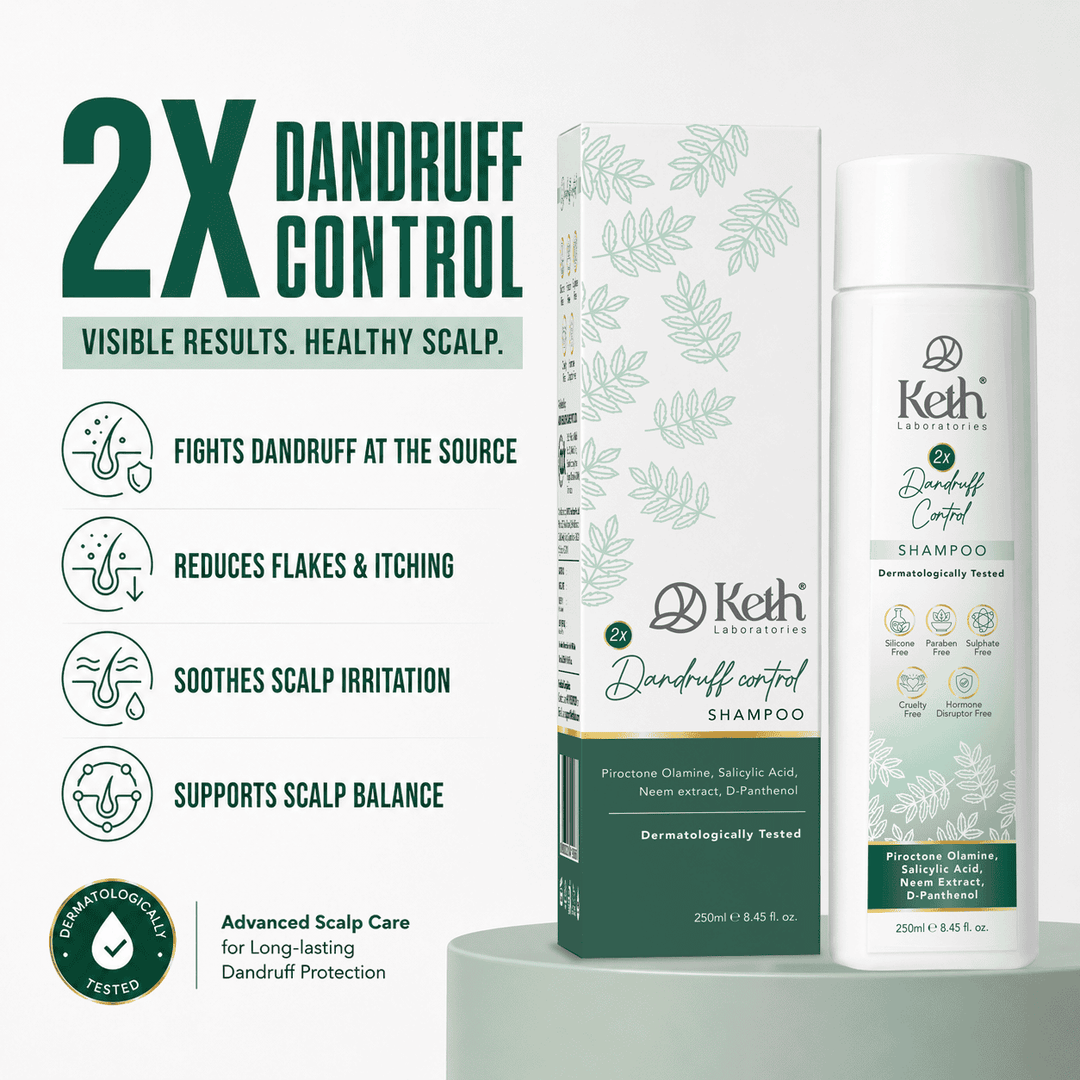 Keth Anti Dandruff Shampoo Sulphate And Paraben Free
