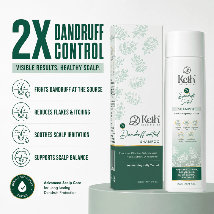 Keth Anti Dandruff Shampoo Sulphate And Paraben Free
