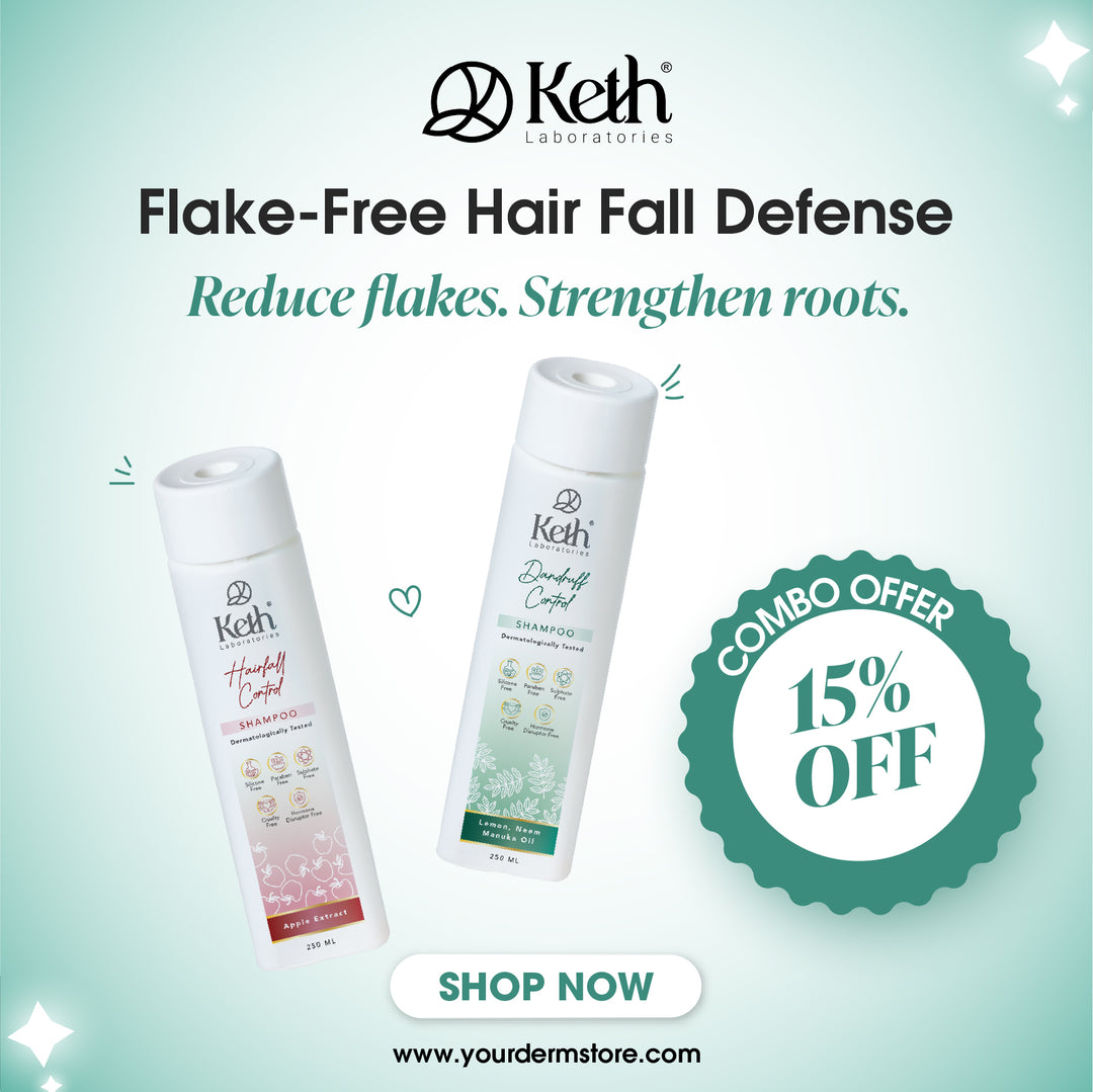 Keth Flake-Free Hair Fall Defense Duo