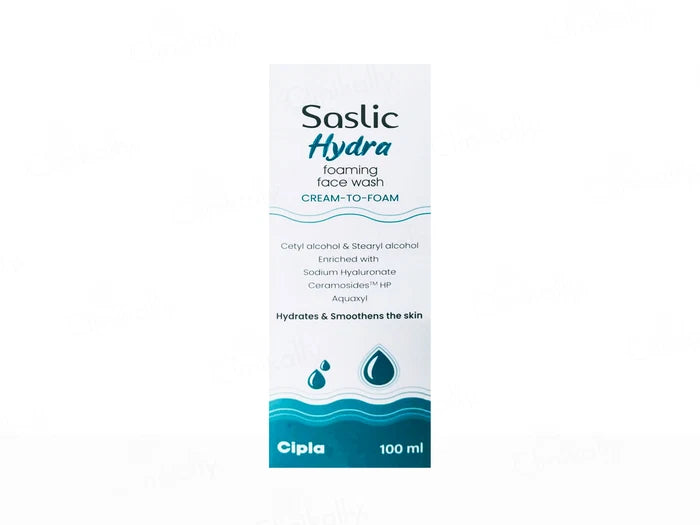 Saslic Hydra Foaming Face Wash Cream To Foam