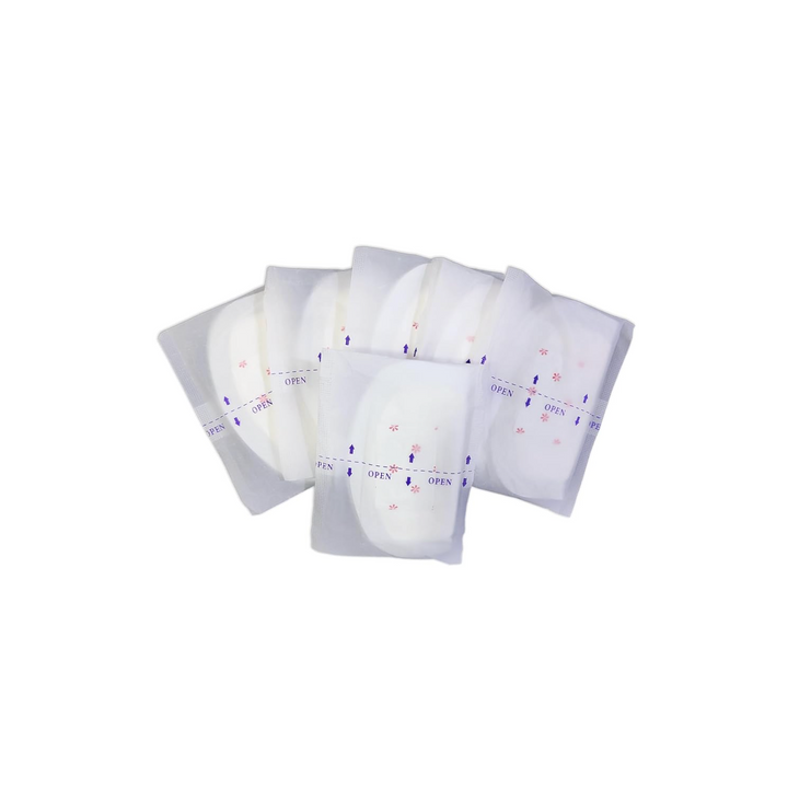 Mommy Check Disposable Breast Pads for Breastfeeding & Leak Protection | 360° Leakage Protection, Soft Top-Sheet (Pack of 10)