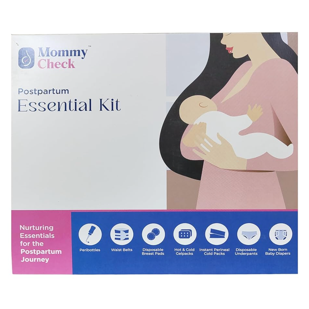 Mommy Check Complete Postpartum Recovery Kit – Hospital Bag Essentials for New Moms