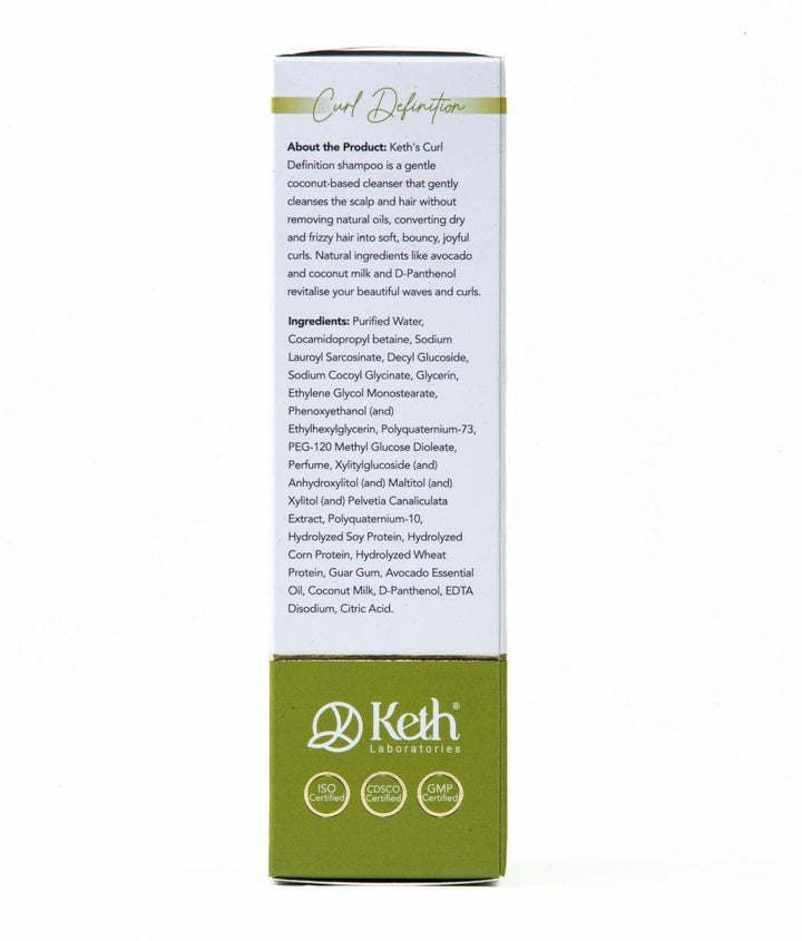 Keth Laboratories Sulphate and Paraben Free Curl Definition Shampoo