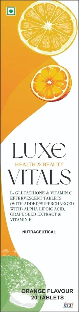 LUXE Healthy & Beauty VITALS Effervescent Tablets
