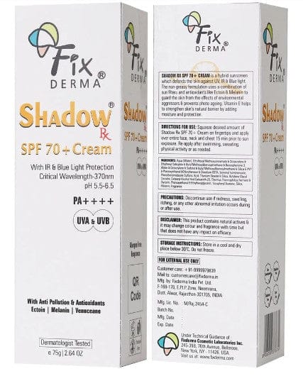 Shadow Rx SPF 70+ Cream